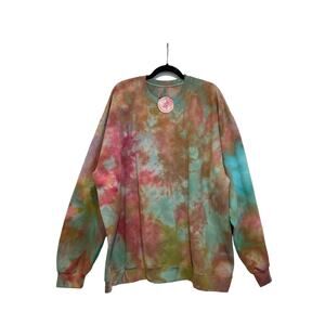 Custom Tie Dye Crewneck Sweatshirt